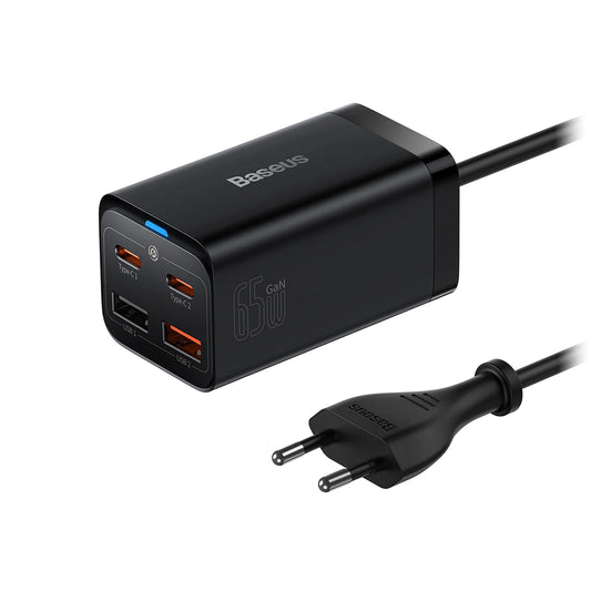 Baseus™ GaN3 Pro 65W - 4 in 1 Charger + 100W USB-C Cable 5A 1M
