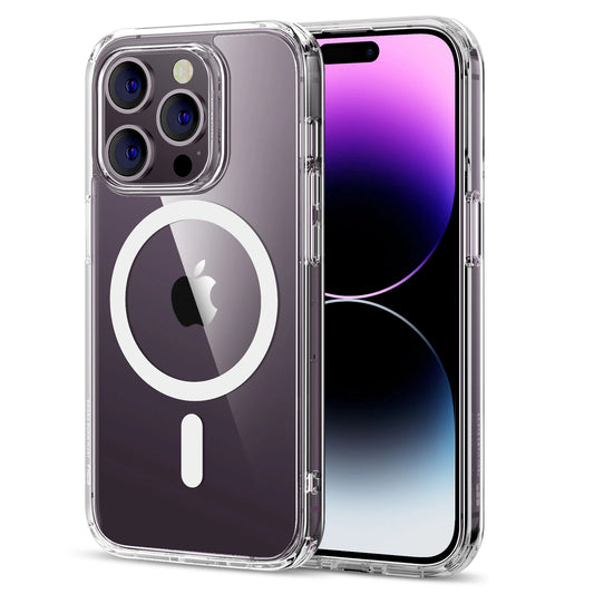Transparant Case For iPhone - Magnetic Wireless Charging