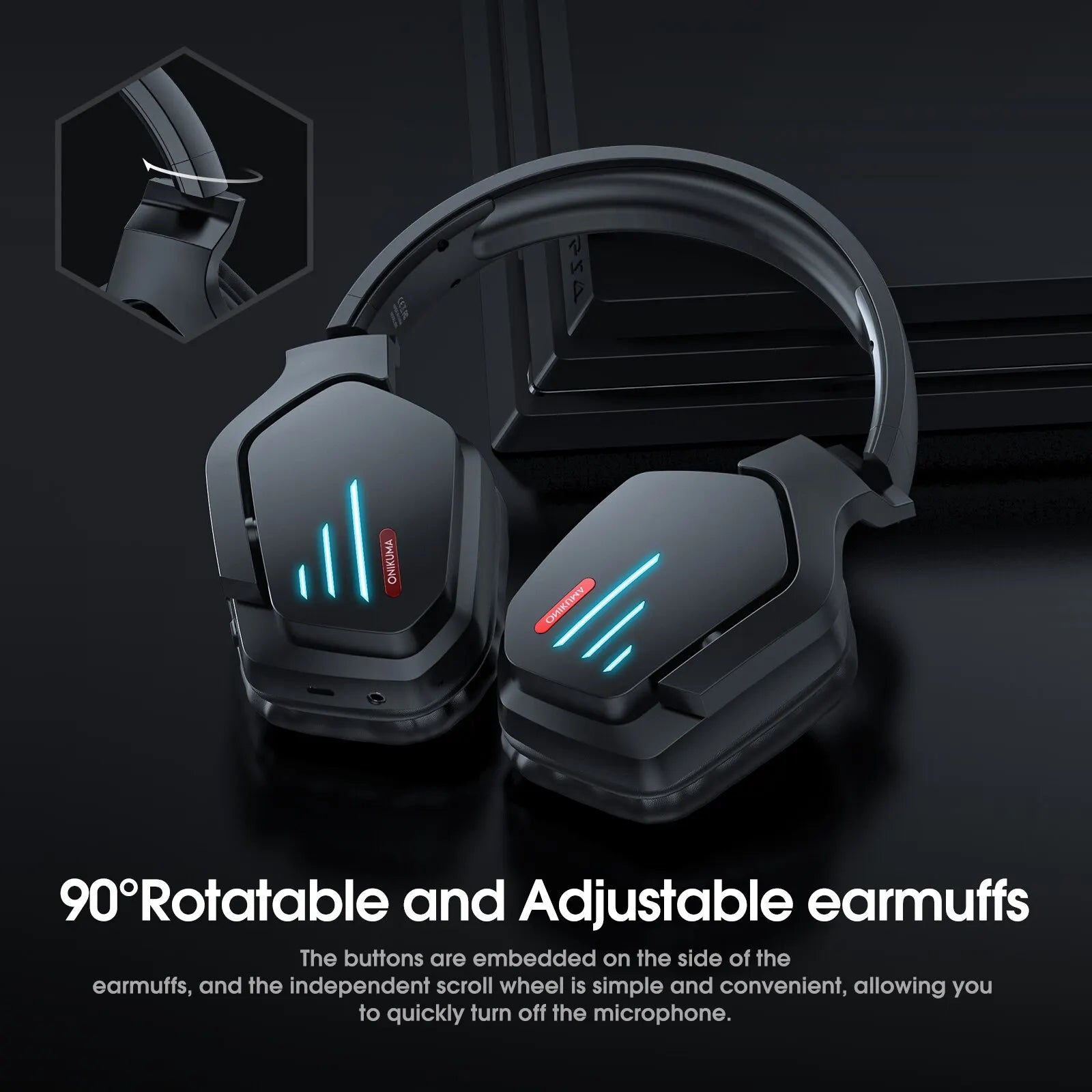 OniKuma™ B60 Wireless Gaming Headphones | Best Gaming
