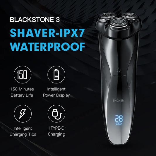 Blackstone™ 3 Pro - Afeitadora Impermeable 3D Rotativa