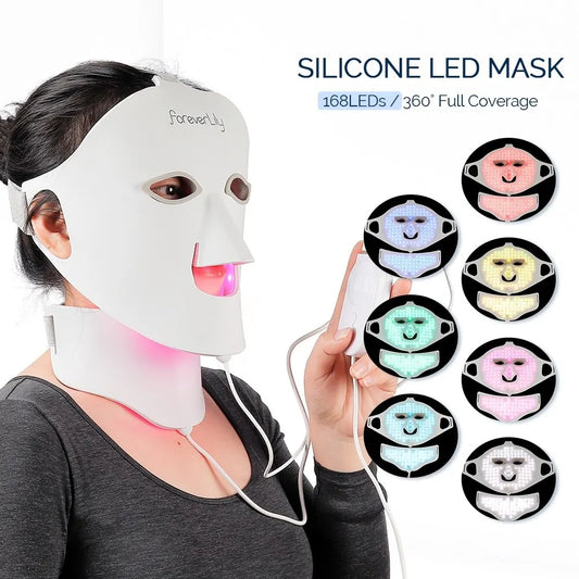 Foreverlily™ - Siliconen Masker Met Rood Licht Therapie 