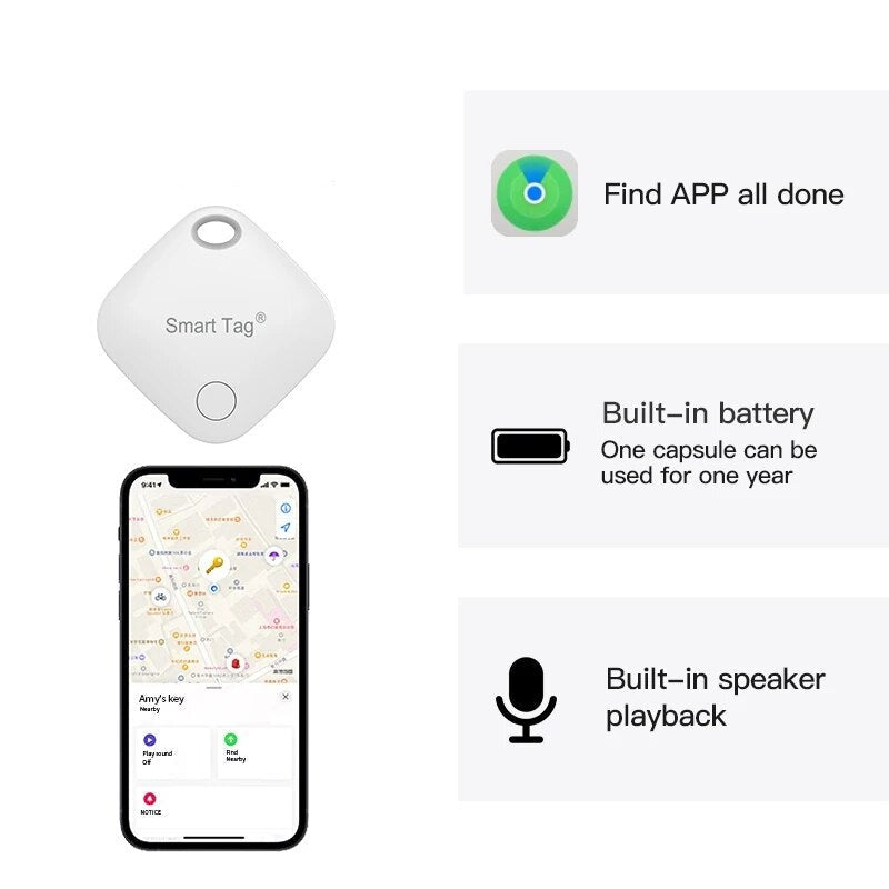 SmartTagX™ - Bluetooth GPS Tracker (Only For Apple)