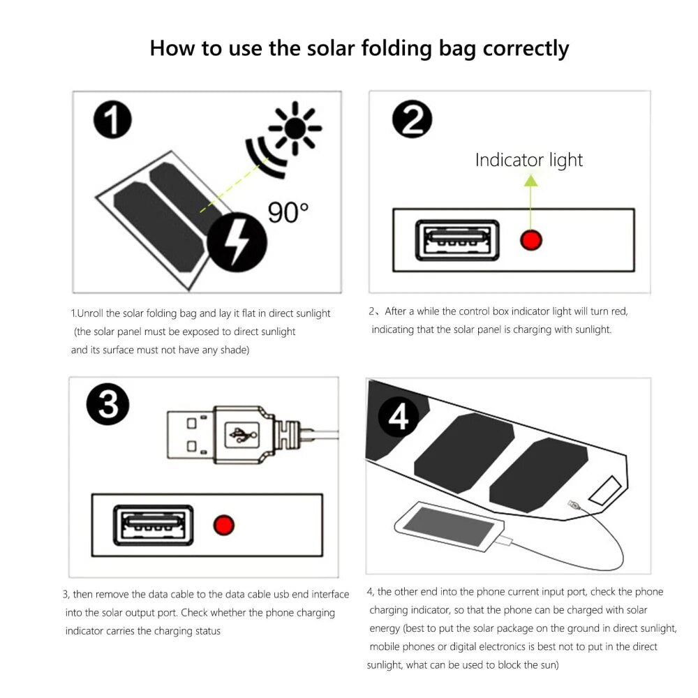 EcoPower™ Fold'n'Go - Cargador Solar