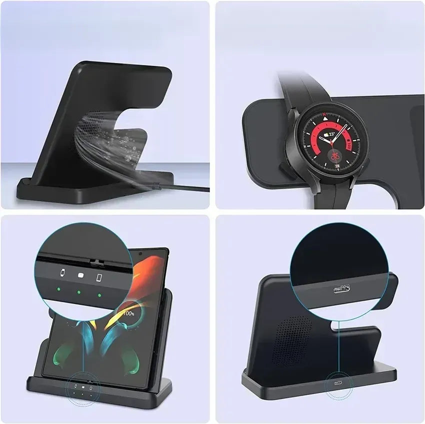 ChargeMaster Pro™ – 3-in-1-Ladegerät (für Samsung-Geräte) 
